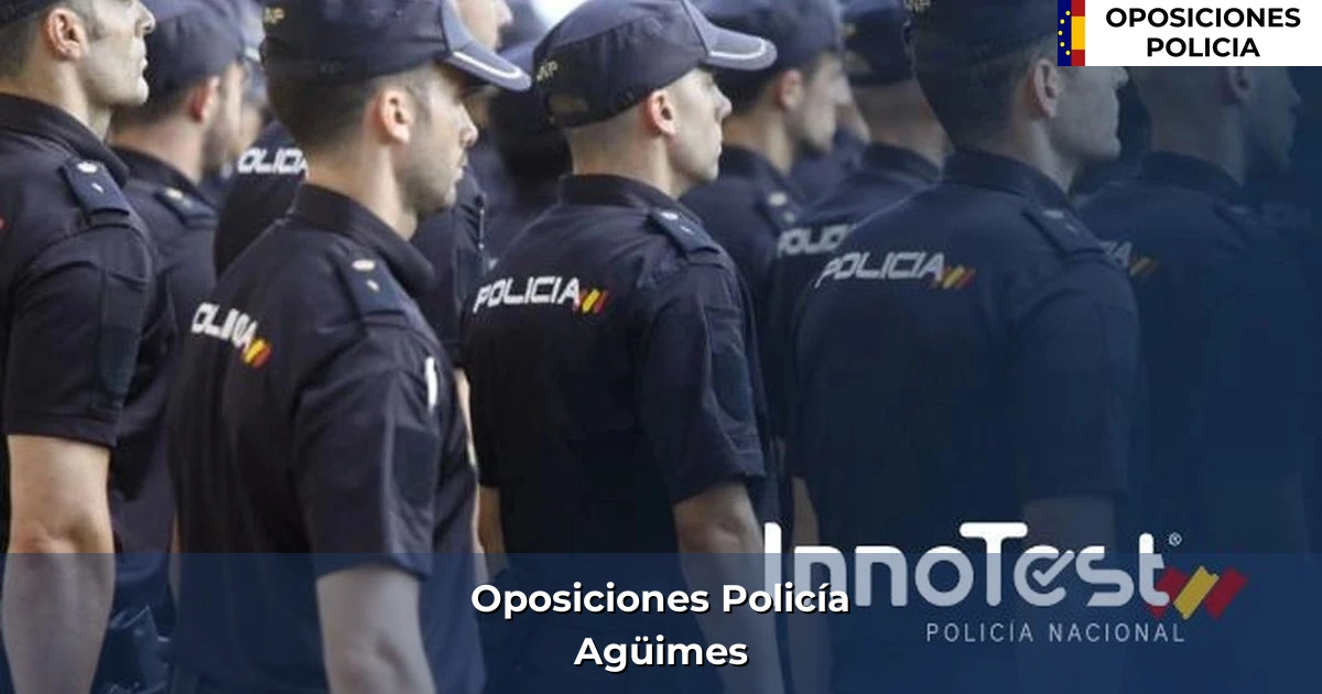 Oposiciones policía en Agüimes