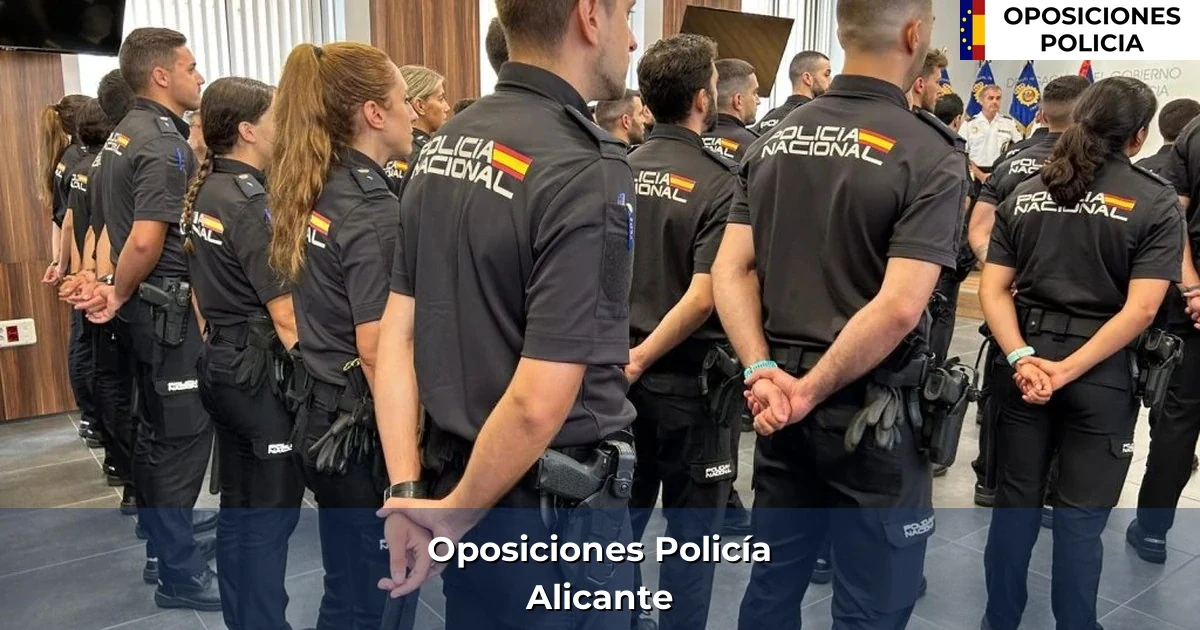 Oposiciones policía en Alicante
