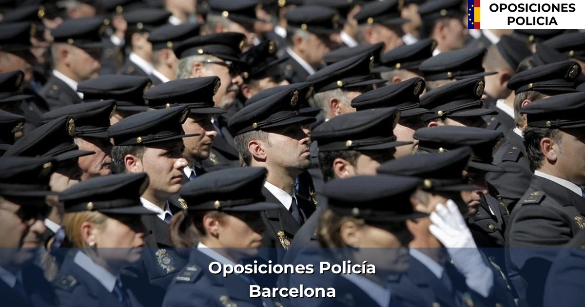 Oposiciones policía en Barcelona