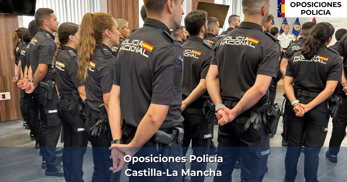 Oposiciones policía en Castilla-La Mancha