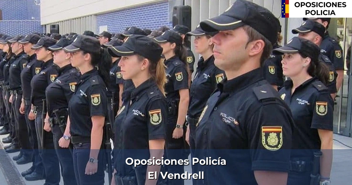 Oposiciones policía en El Vendrell
