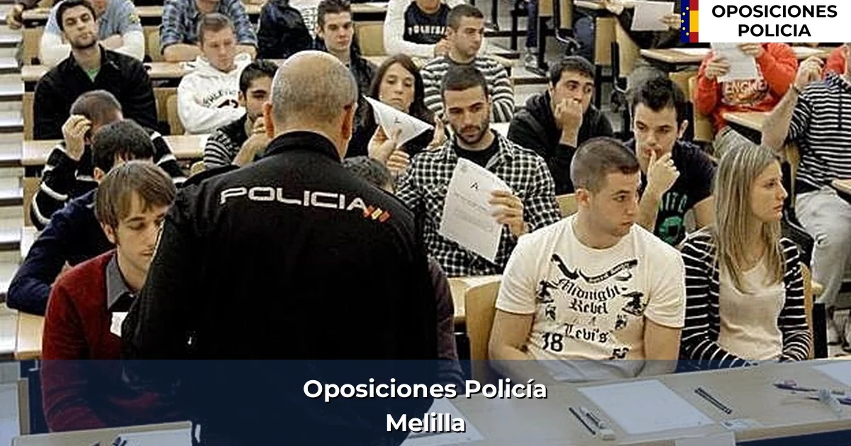 Oposiciones policía en Melilla