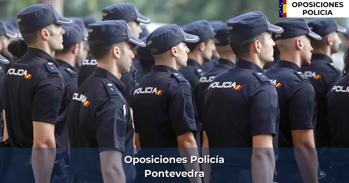 Oposiciones policía en Pontevedra