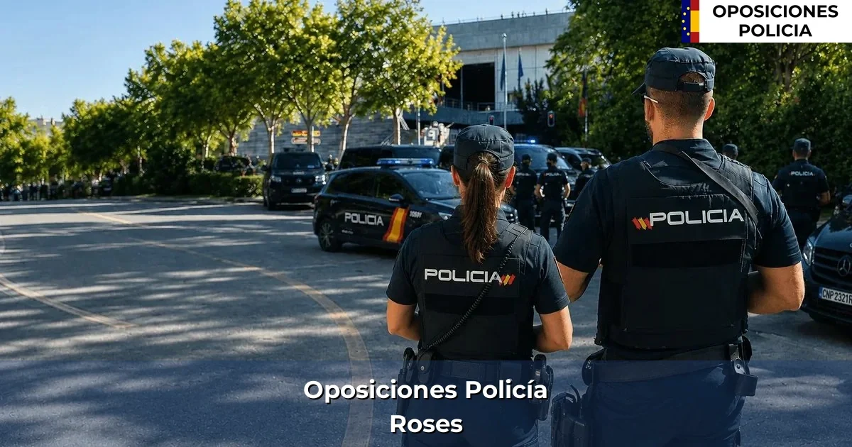 Oposiciones policía en Roses
